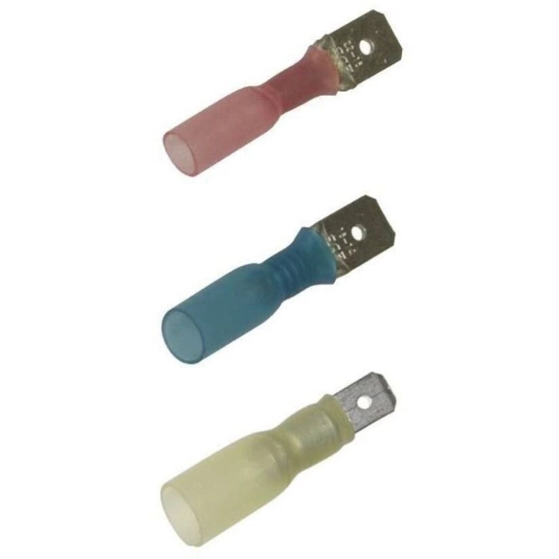 TERMINALE MASCHIO TERMO ROSSO 10PZ