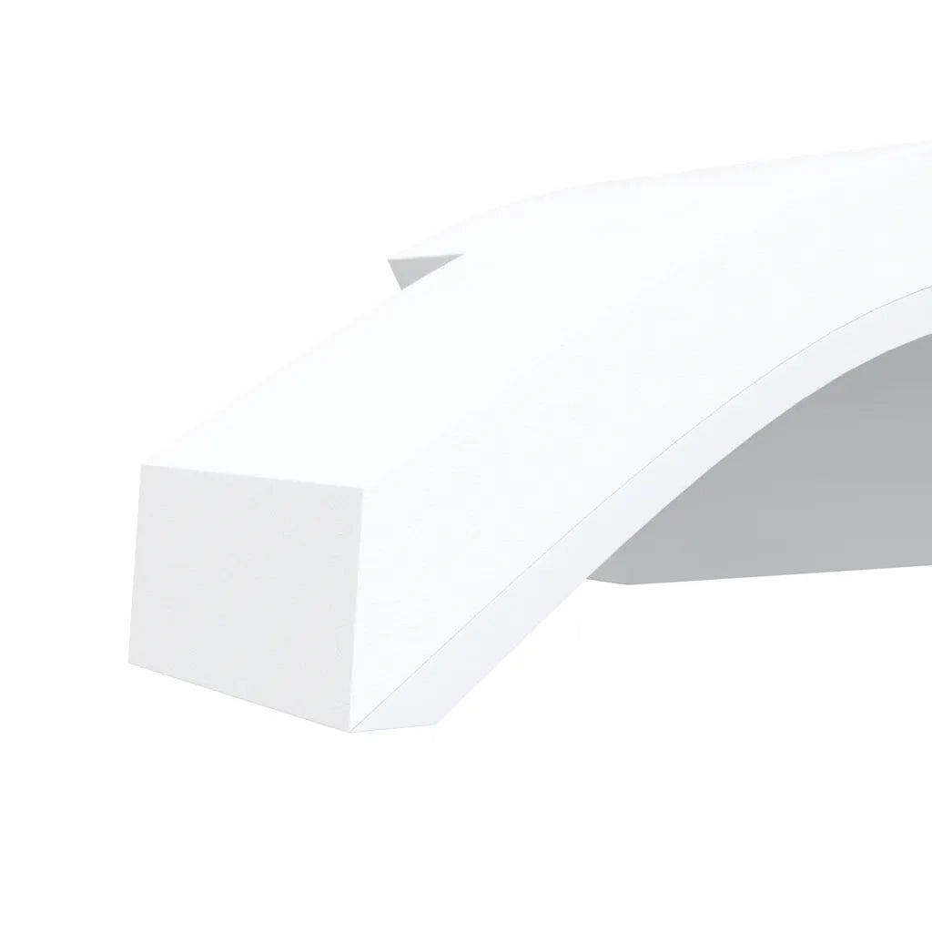 Applique per Esterni con LED 2 pz Bianche Alluminio Pressofuso 4006281