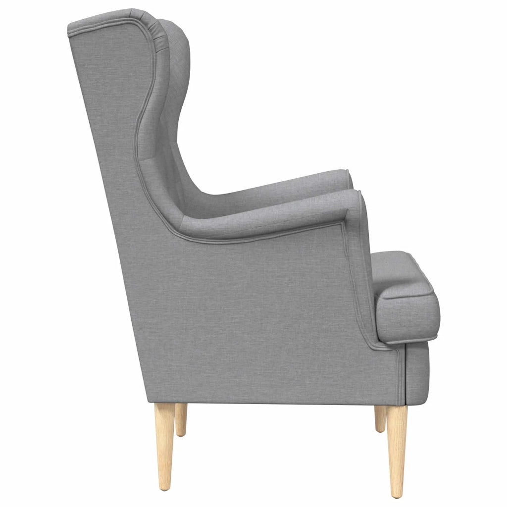 Poltrona Grigio Chiaro Tessuto 42029918