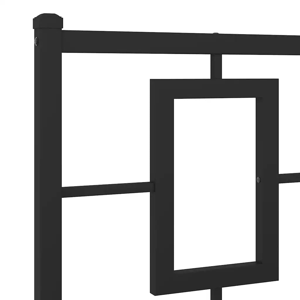 Testiera di Ricambio in Metallo Nero 200 cm 374279