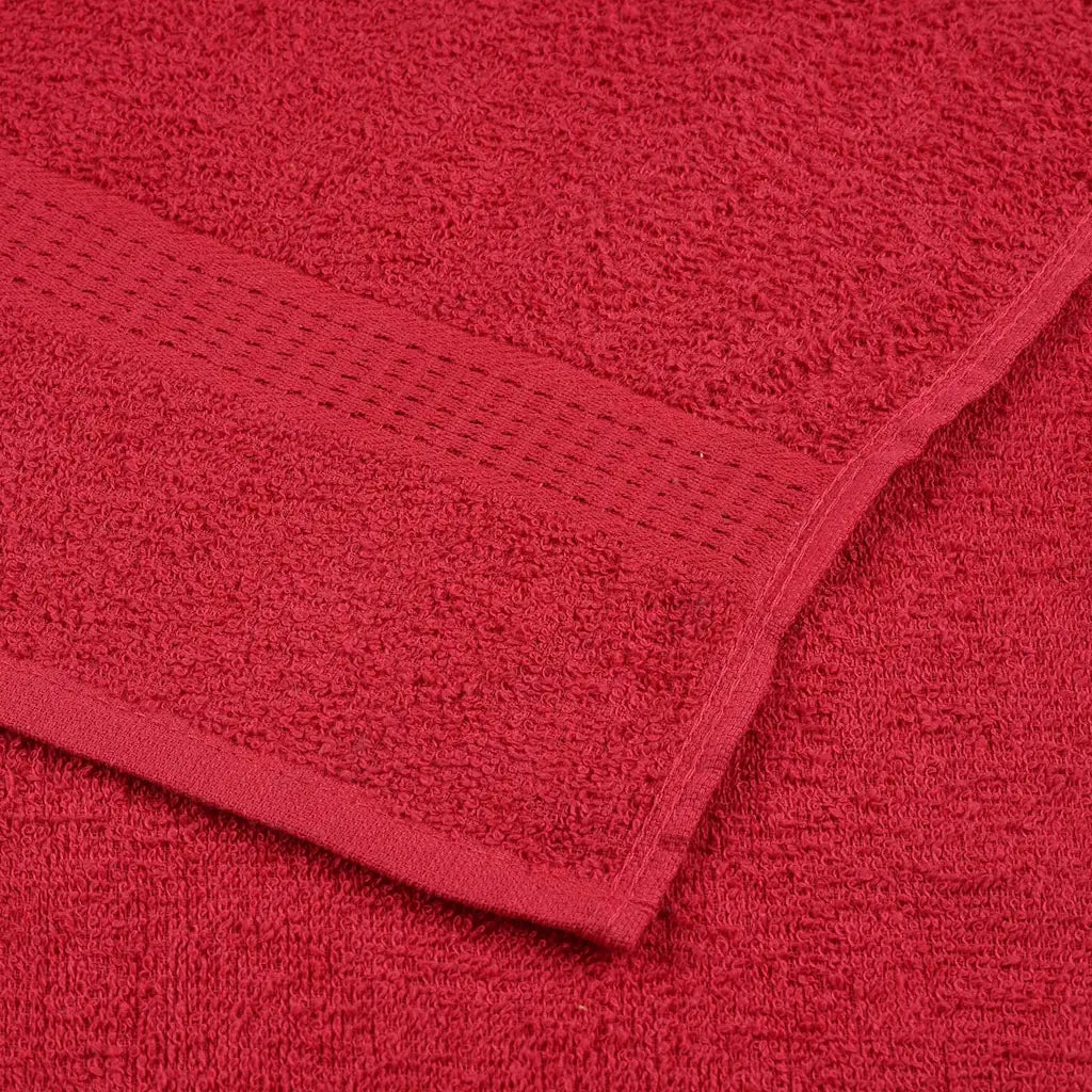 Asciugamani da bagno FROGN 2 pz Rosso 100x150 cm 360 g/m² 136932