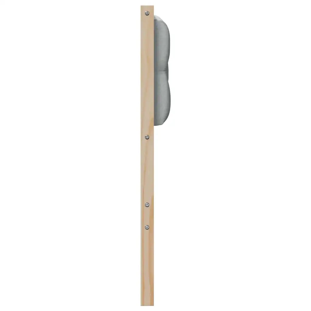 Testiera Marrone e grigio chiaro 120 cm Legno di pino massello 879019