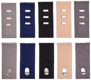 Estensione Cintura 5 Pezzi - Bottone Adattabile - Estensione Cintura Riciclabile - Estensione Jeans - Pantaloni/Caotten - Adatto a Diversi Abiti - Estensione Raccordo