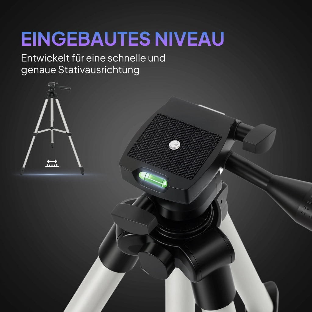 Telescopio astronomico con obiettivo da 70 mm, 5 x 24, treppiede regolabile, argento, per principianti