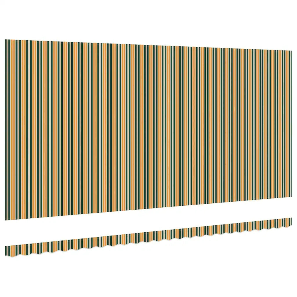 Telo di ricambio per tenda da sole Verde e giallo 580 x 345 cm 42000651