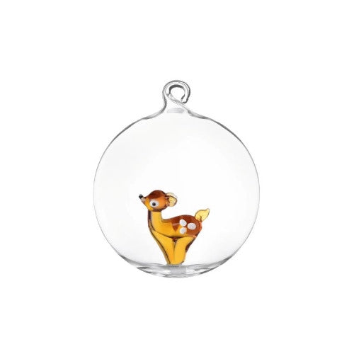 Palla di natale cerbiatto red apple