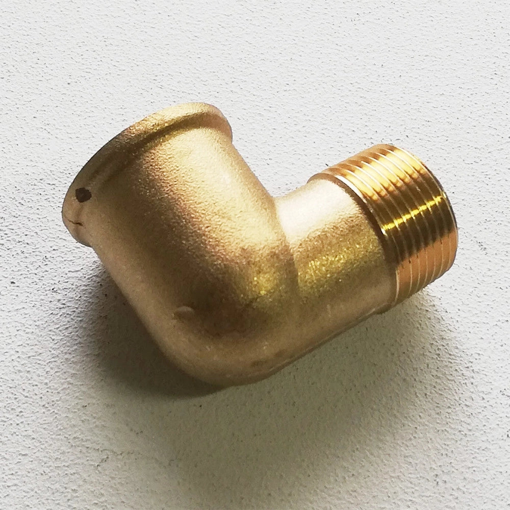Gomito curva da 3/8 mf in ottone