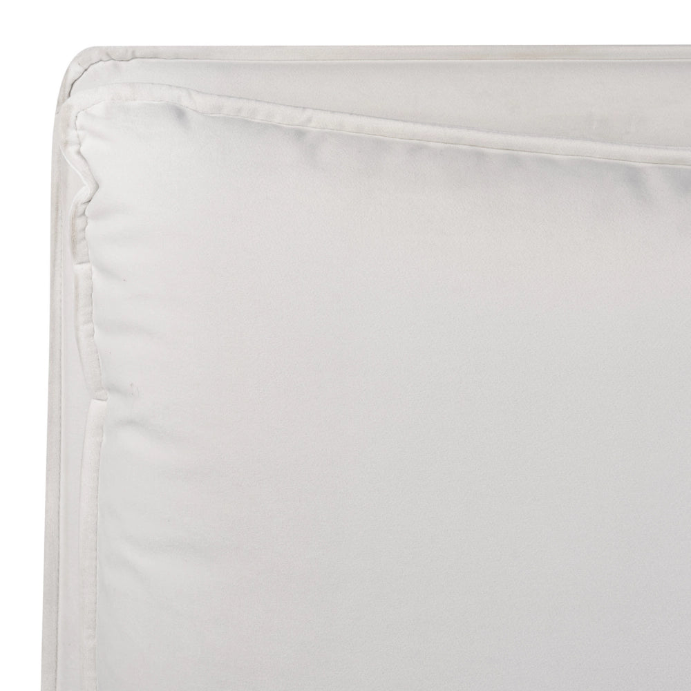 Letto matrimoniale colore bianco crema con vano contenitore 160 x 200 cm camera da letto moderna