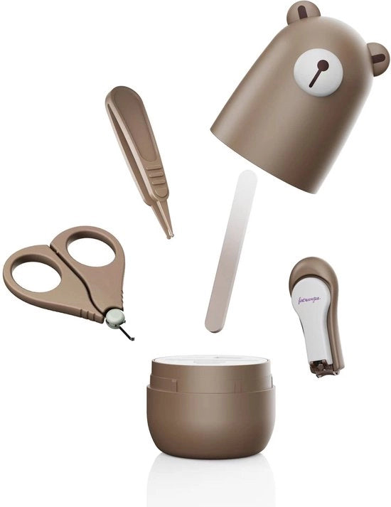 Kit di manicure per neonati - Set di taglieri unghie per bambini - Sacchetto di protezione - Pedicure per neonati - Unghie sane - Adatto per neonati e bambini.