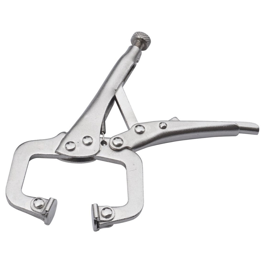 Trade Shop - Set 3 Chiave Pinza Pinze Scatto 4" 5" Autobloccante A Pressione Regolabile -