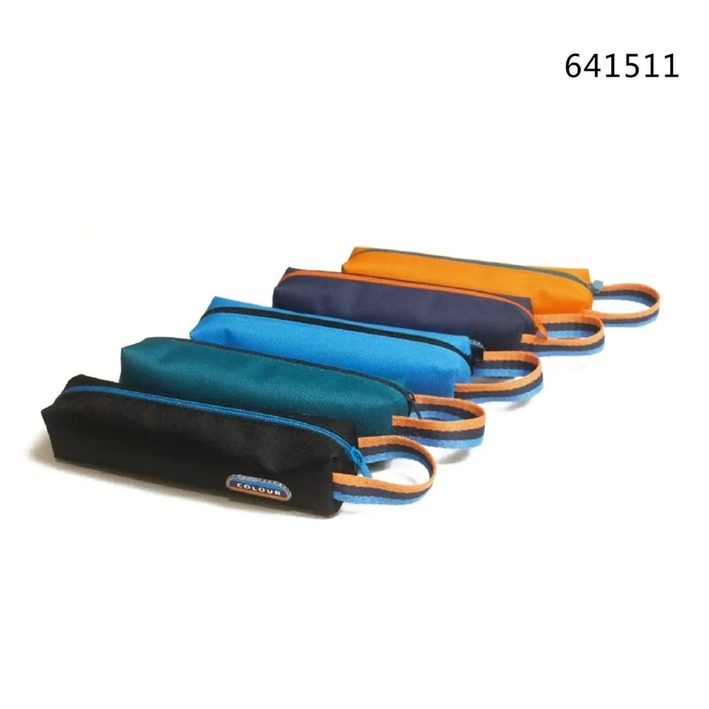 Trade Shop - Astuccio Portapenne Matite Piccola Borsa Quadrata A 5 Colori Con Maniglia Laterale 641511 -