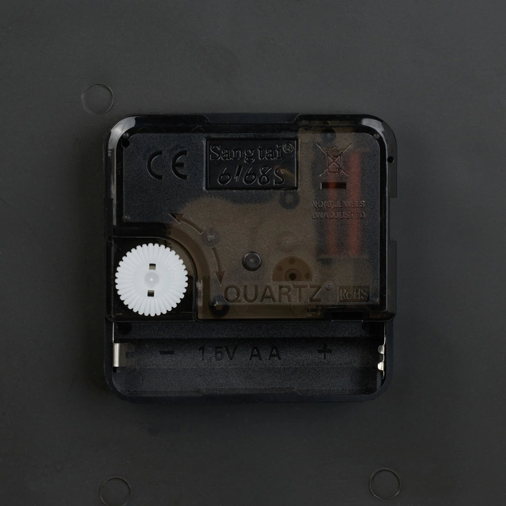 Pratico orologio da parete retrò design vintage 30 x 30 cm atmosfera accogliente in plastica bianca 13_0013299