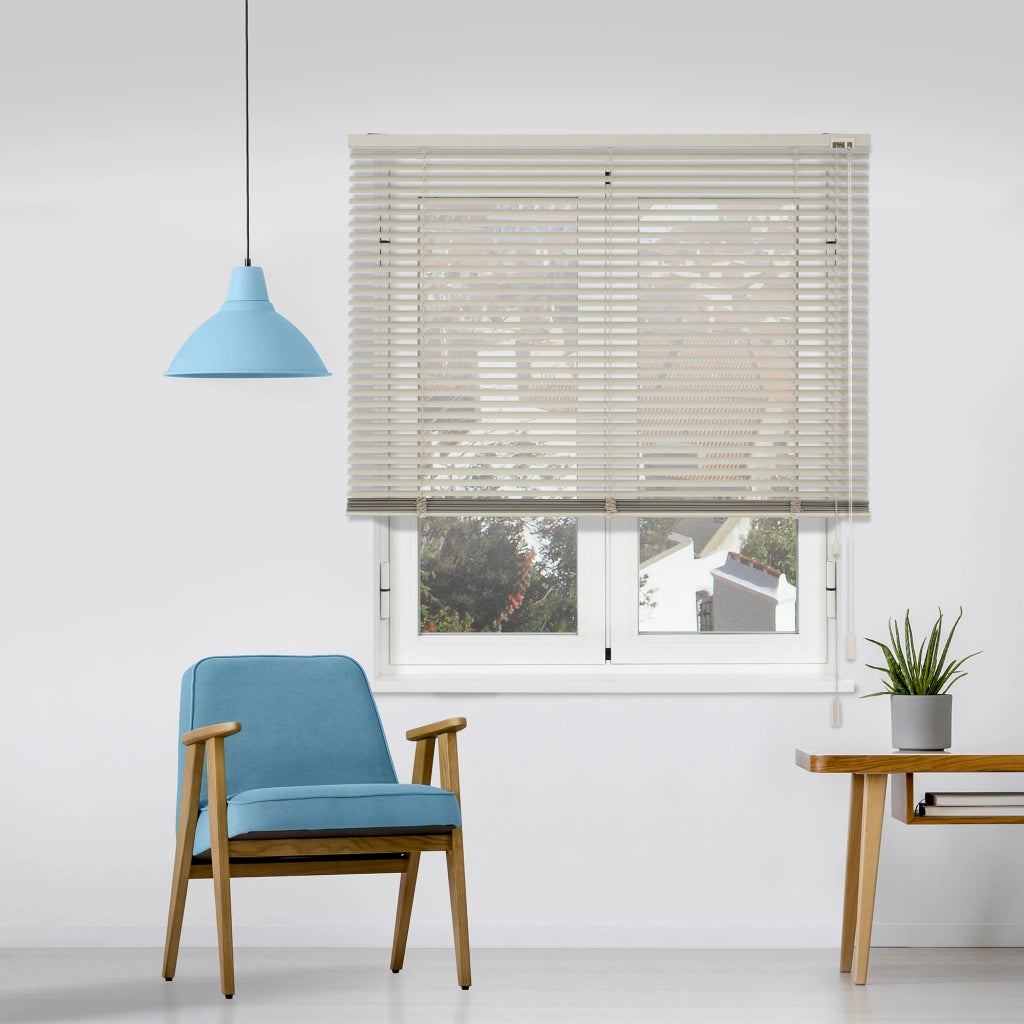 VIEWTEX Veneziana in alluminio  25mm sabbia  100 X 175cm - Made in Europe - 5 anni di garanzia