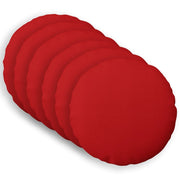 Cuscino con cuscino HEERLEN 6 pz Rosso Tessuto 929660