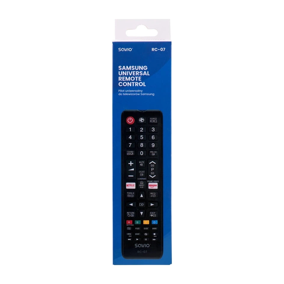 Savio Telecomando universale SAVIO/ricambio per TV SAMSUNG RC-07 IR Wireless TV