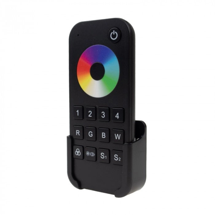 Telecomando RF RT9 RGB/RGBW 4 zone touch nero Ecolight