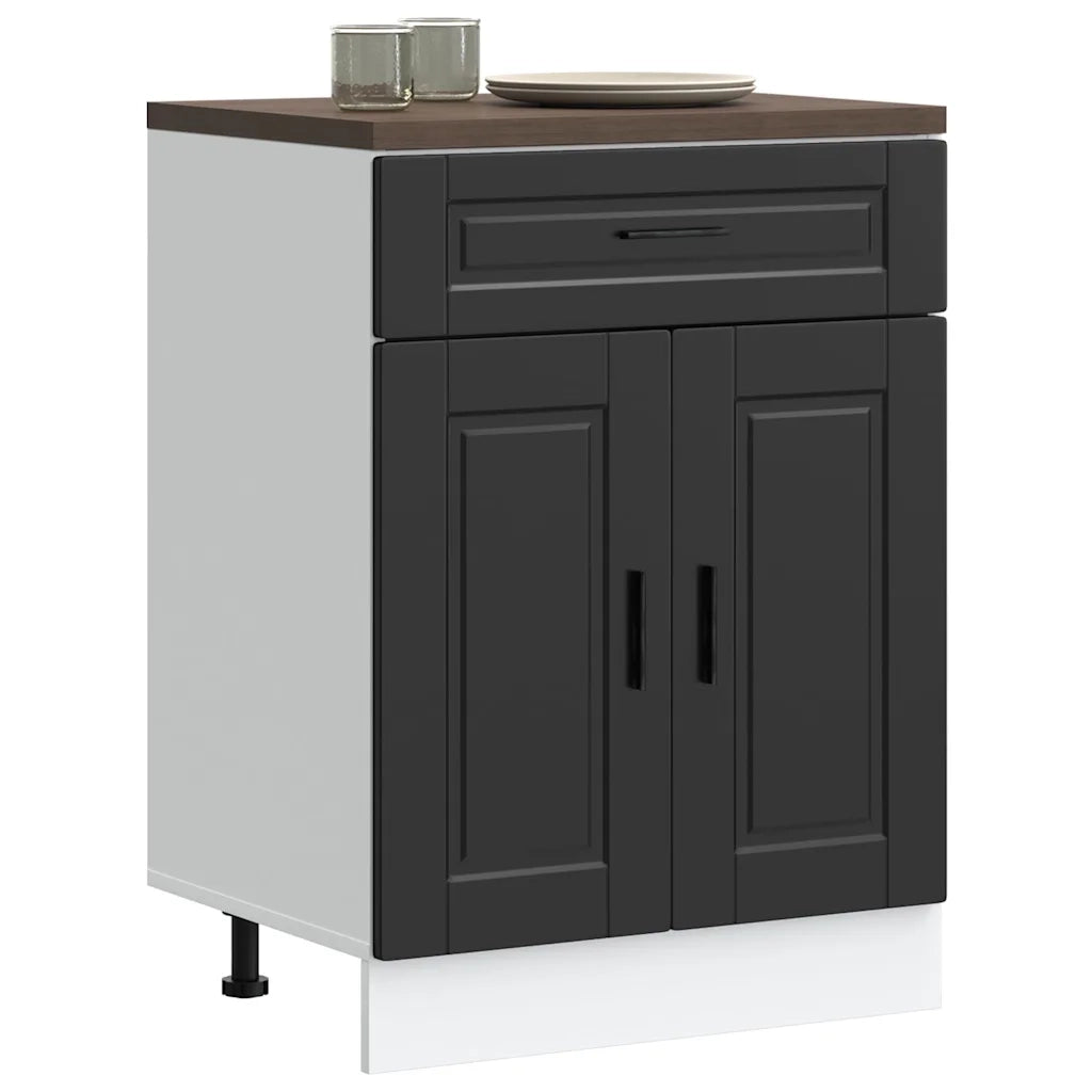 Pensile da cucina | Base da Cucina Porto Nero in Legno Multistrato