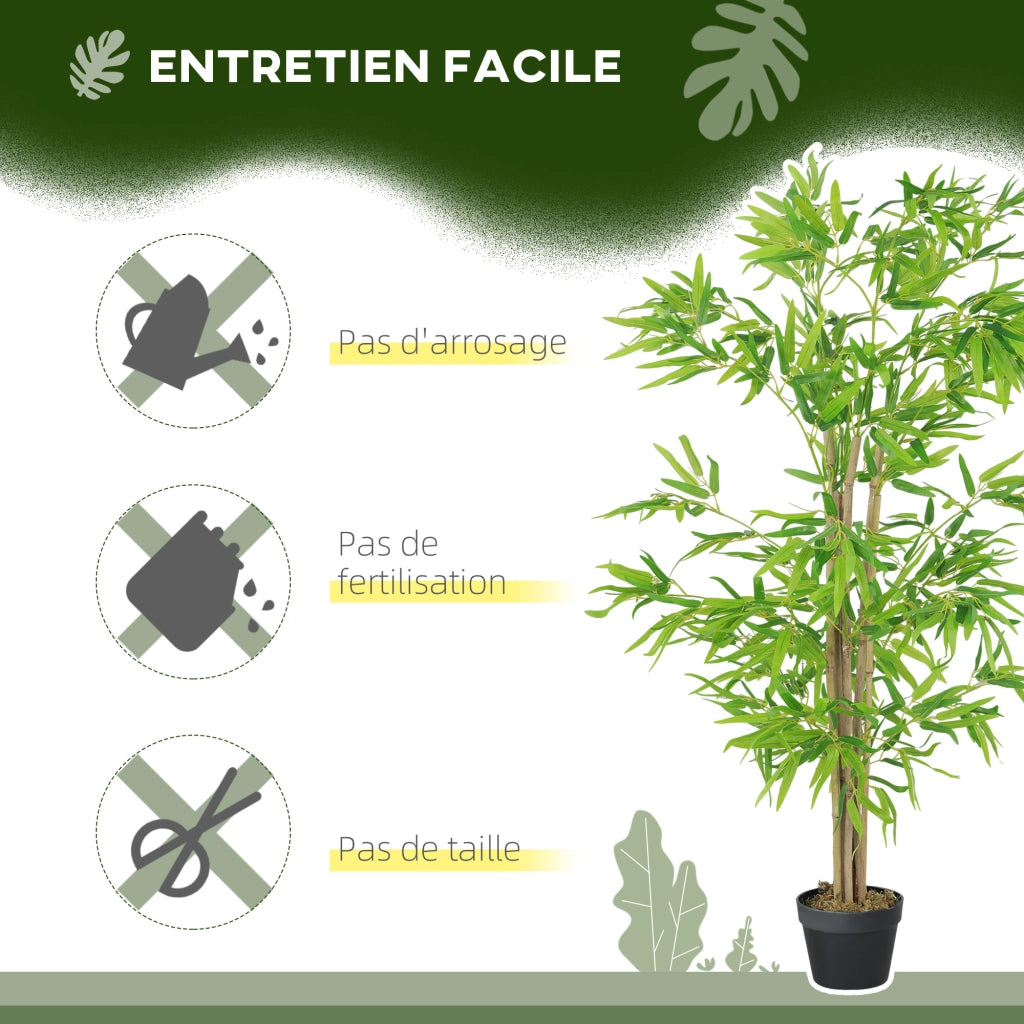 Bamb¨´ Artificiale ¨C zephmum ¨C Verde, Lichene, 1.5 m