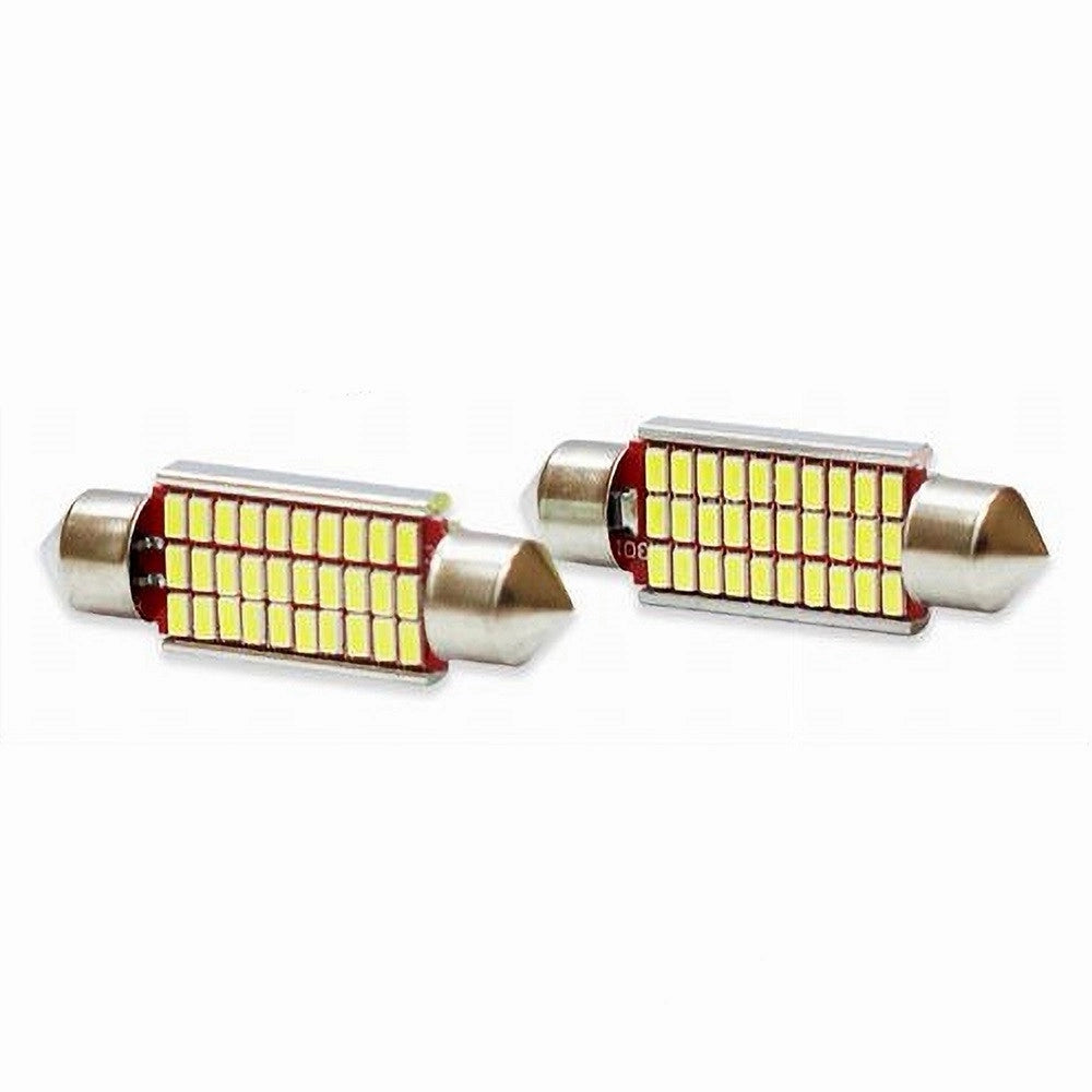 Trade Shop - Lampadine Posizione Sv8.5 12v 30led 39mm 8w Maxtech L-p052 Ultra Luminose Canbus -