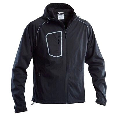 GIUBBINO SOFTSHELL CON CAPPUCCIO 'FASTEN' NERO Tg. M (48-50)