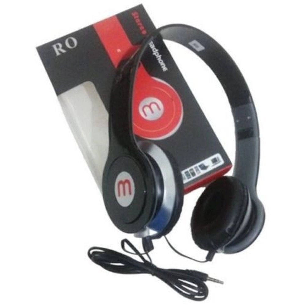 Trade Shop - Cuffie Stereo Con Microfono Ms-4 Smartphone Tablet Lettori Mp3 Jack 3,5mm -