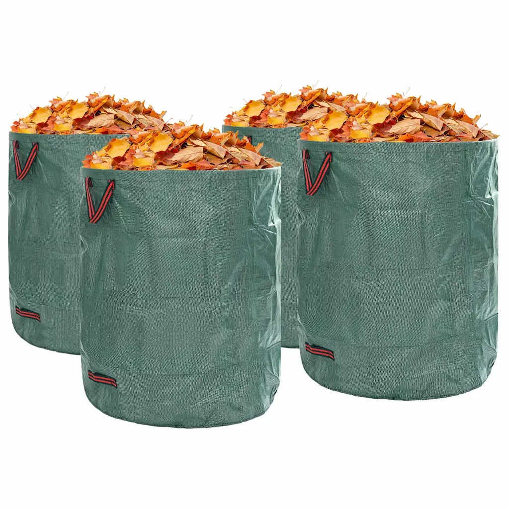 Sacchi per Rifiuti da Giardino 4 pcs Verde 79 x 79 x 99,5 cm 42008104