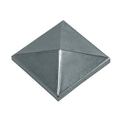 Copripilastro acciaio 12x12 cm