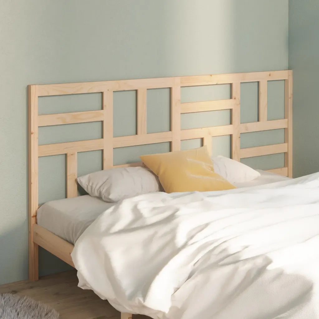Testiera per Letto-Testata-Testiera Decorativa 186x4x100 cm in Legno Massello di Pino 688800