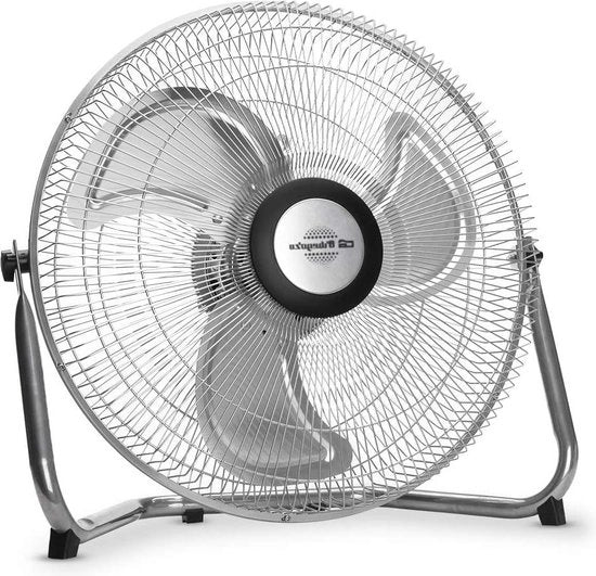 Ventilatore industriale inclinabile 40 cm ali metalliche 3 velocità di ventilazione maniglia 80 W - PW 1240 Ventilatore di Potenza