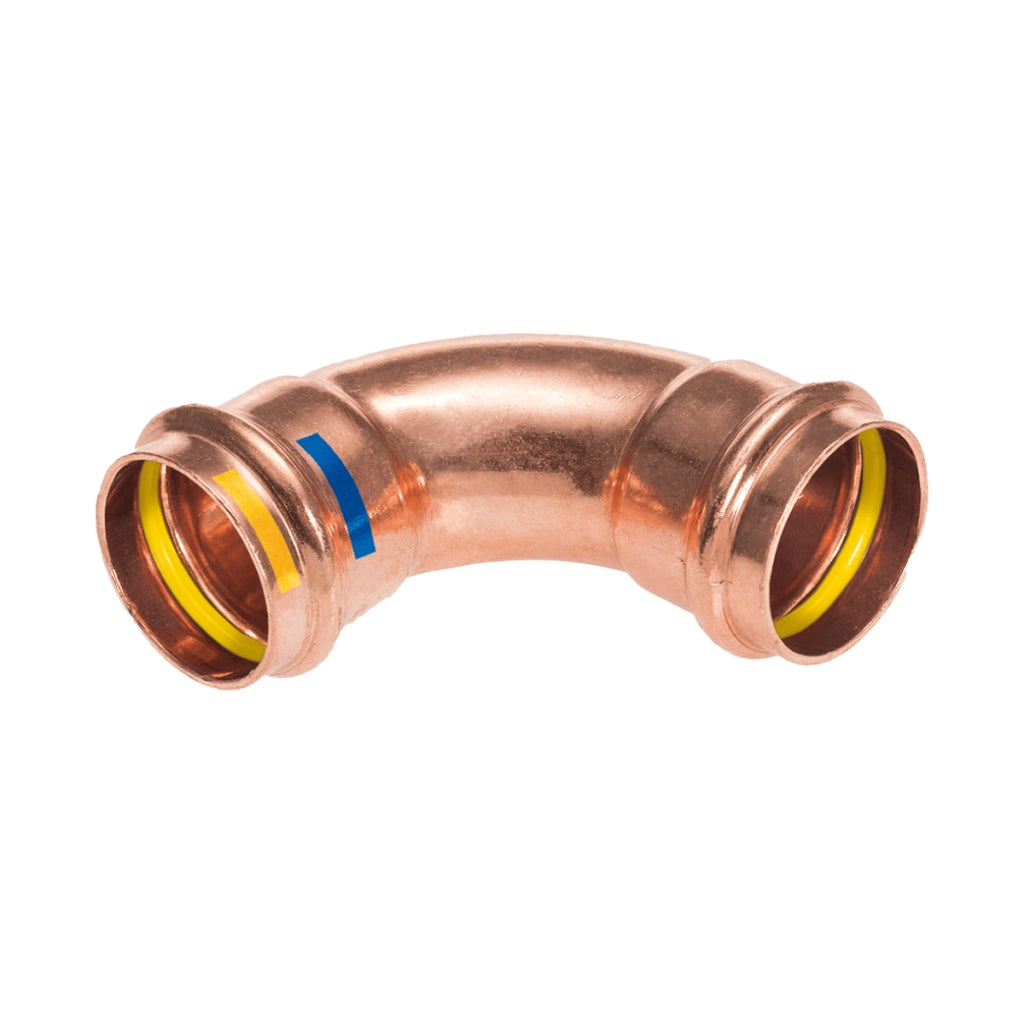 RACCORDO CURVO RAME 90° A PRESSARE FEMMINA FEMMINA SERIE B-ONE - Ã18  - CEX