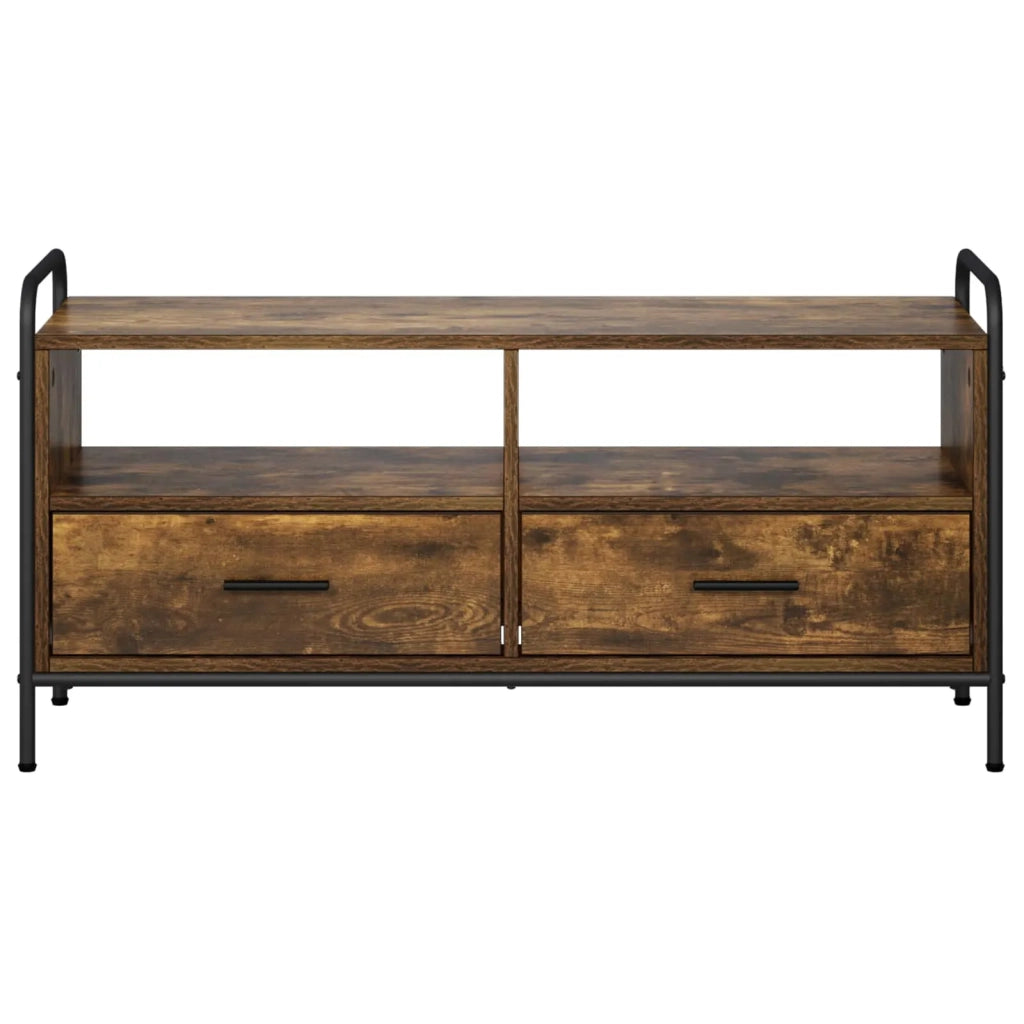 Mobile TV 67,5 x 33 x 50 cm Rovere Fumo Legno ingegnerizzato