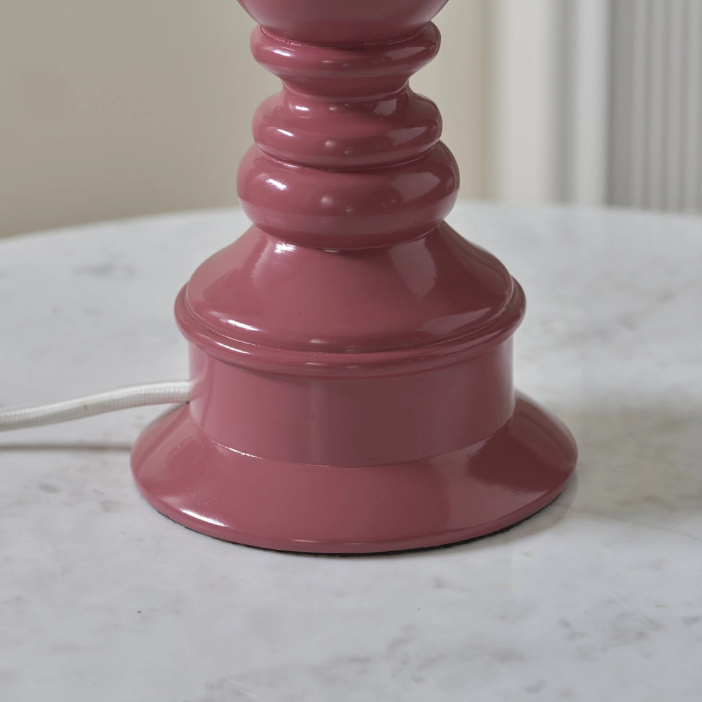 Base lampada da tavolo resina rosa Myrtle Endon B22