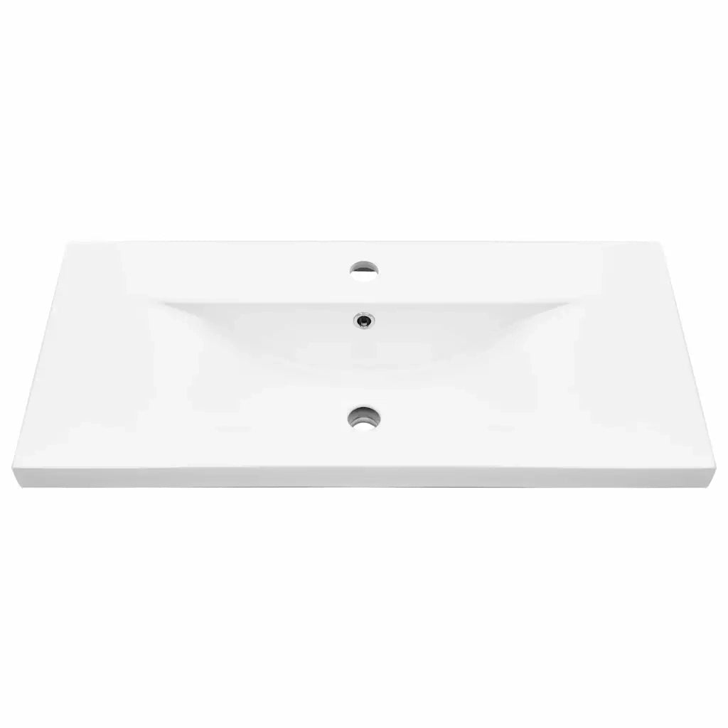 Mobile Lavabo-Armadietto da bagno Rovere nero 80 x 39 x 62 cm Legno multistrato 150074