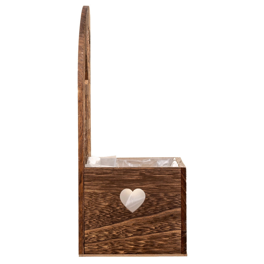Supporto in legno marrone 25x15x35,5h