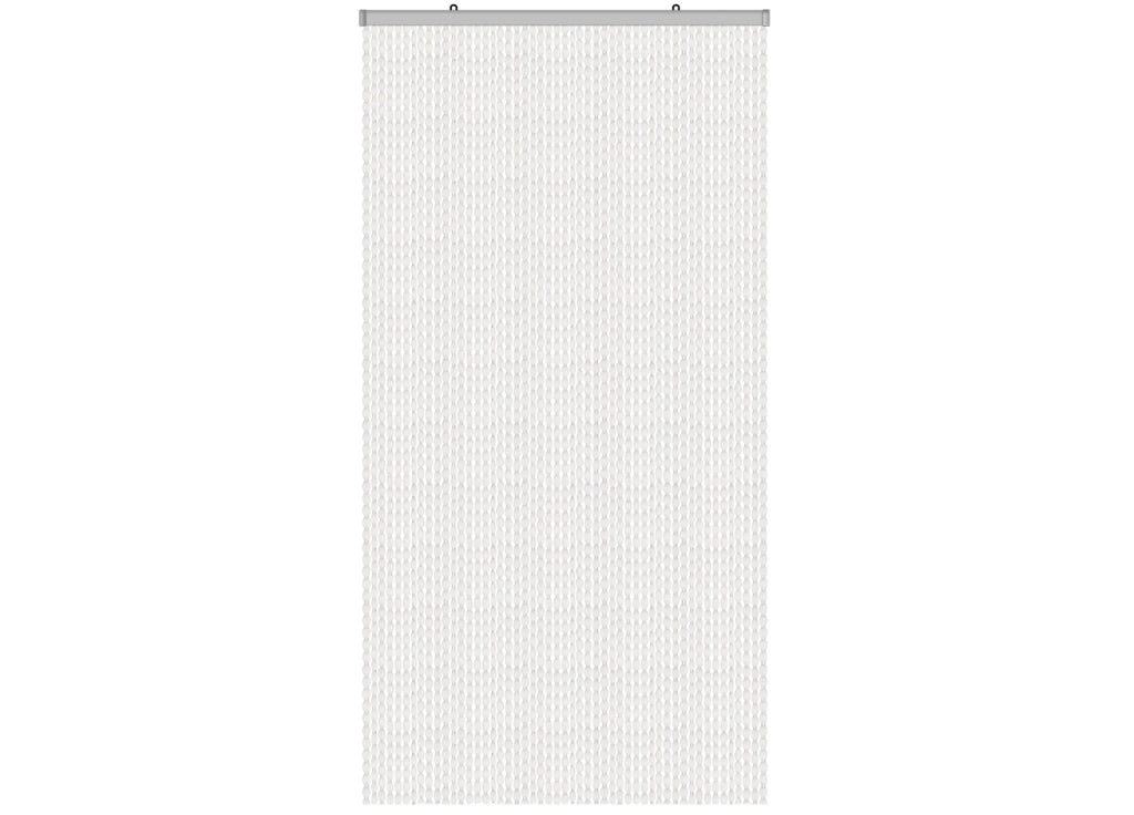 Tenda Antimosca Antirumore Caduta Pannello Porta Finestra Casa Pon Pon - 120X230 - Bianco