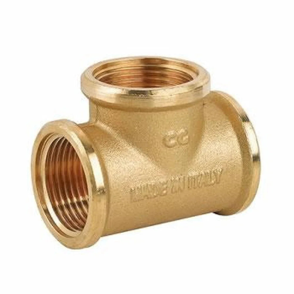 Tee uguale ottone d.1 1/2 b01cen c4hc