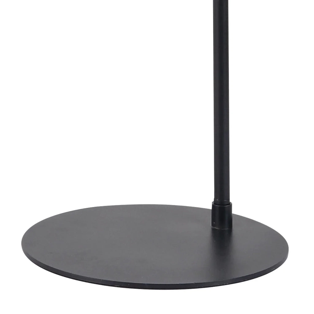 LÚZETE - LAMPADA DA TERRA ACCIAIO DORATO/BAILEY NERO