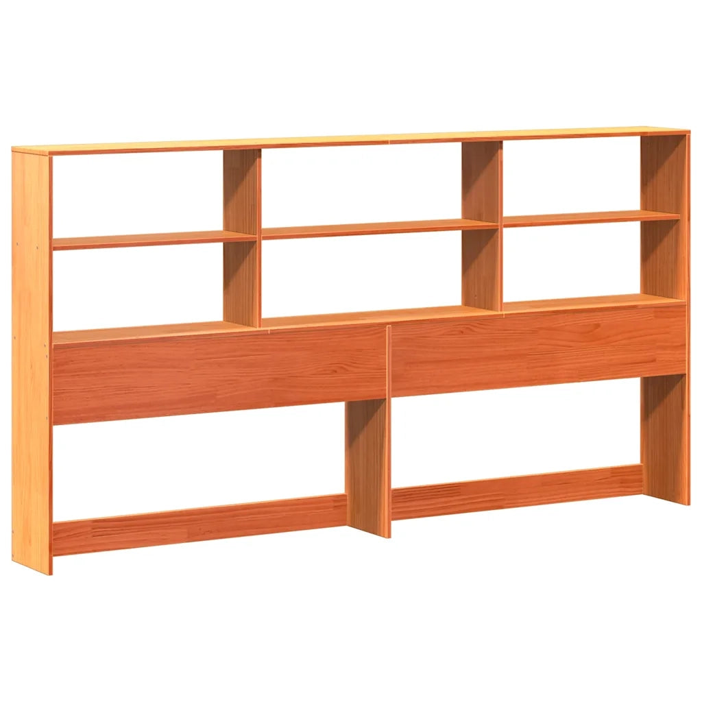 Giroletto senza Materasso Marrone Cera 200x200 cm Legno di Pino 3309937