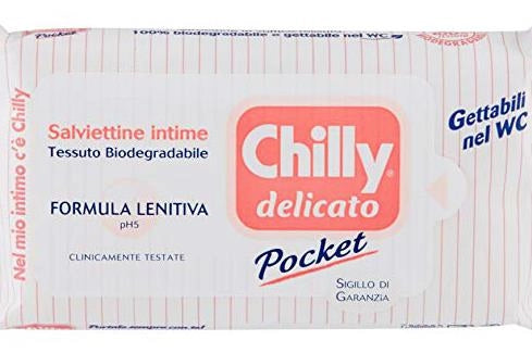 SET 12 CHILLY SALVIETTE INTIME 12 PZ DELICATE
