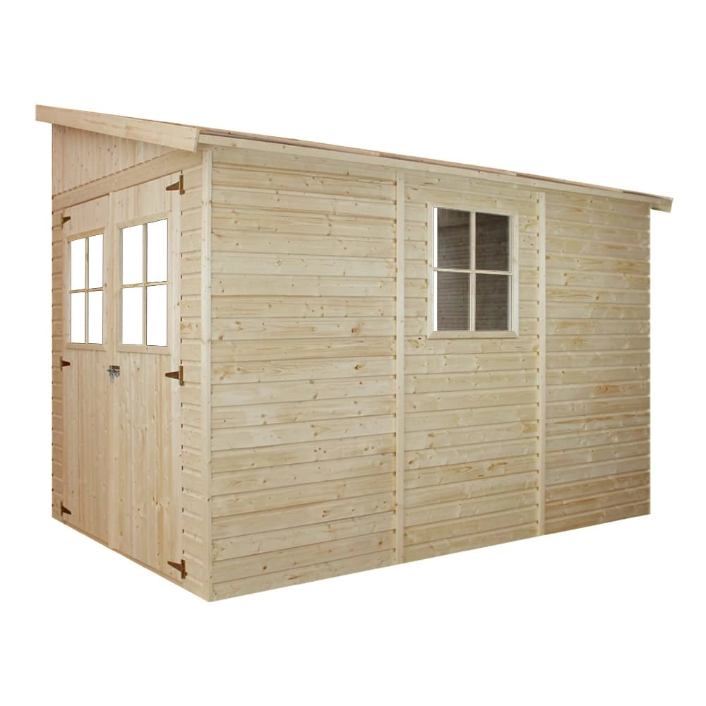 Casa da giardino in legno (senza parete laterale) - 6 m?² - TIMBELA M339+M339G
