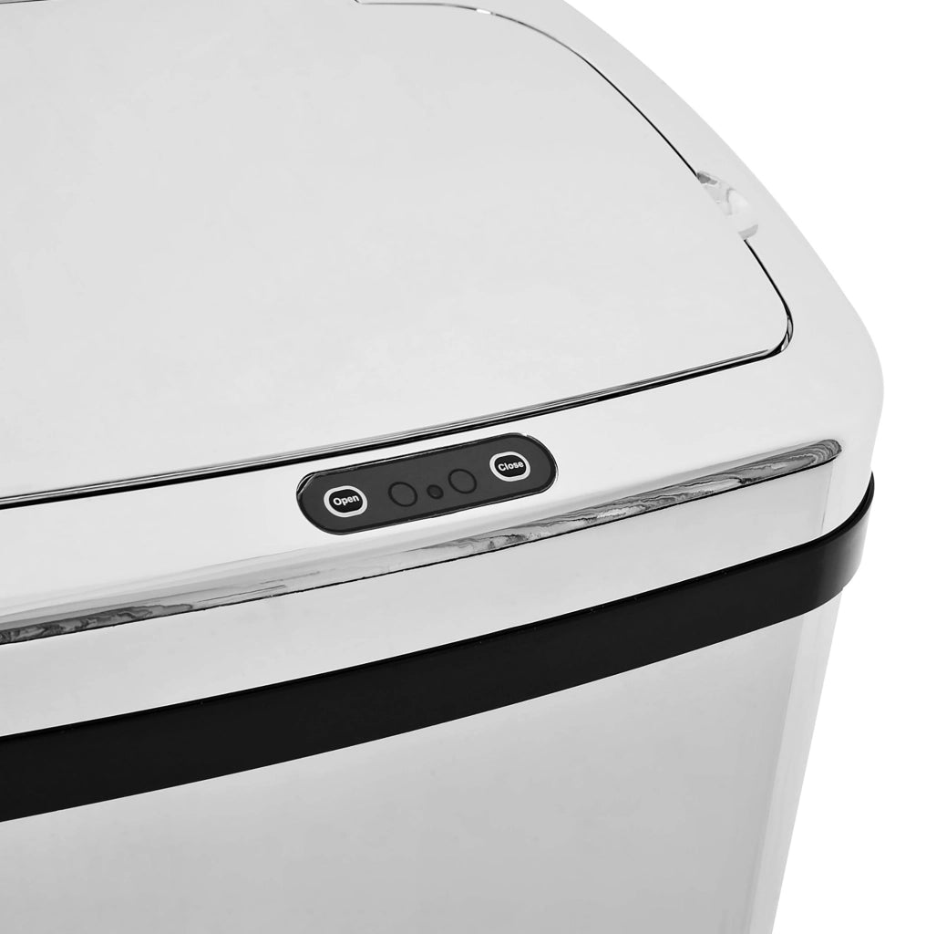 Pattumiera automatica argento 84 x 25 x 33 cm con sensore, senza cestello