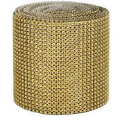 Decorazione per Matrimoni in Rame Galvanizzato a Maglia - 9 Metri - Giallo - Mesh