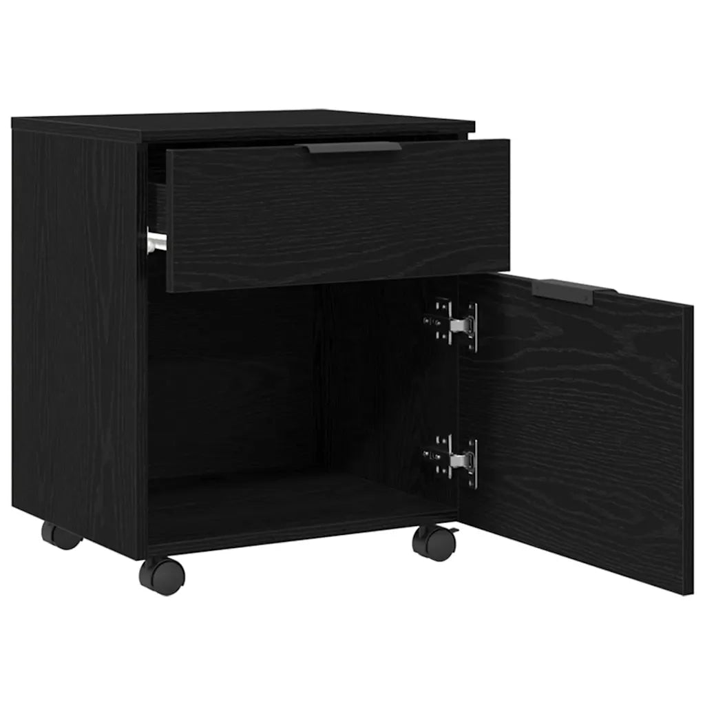 Armadio per File Rovere Nero 45 x 38 x 54 cm Legno multistrato CFW1866905