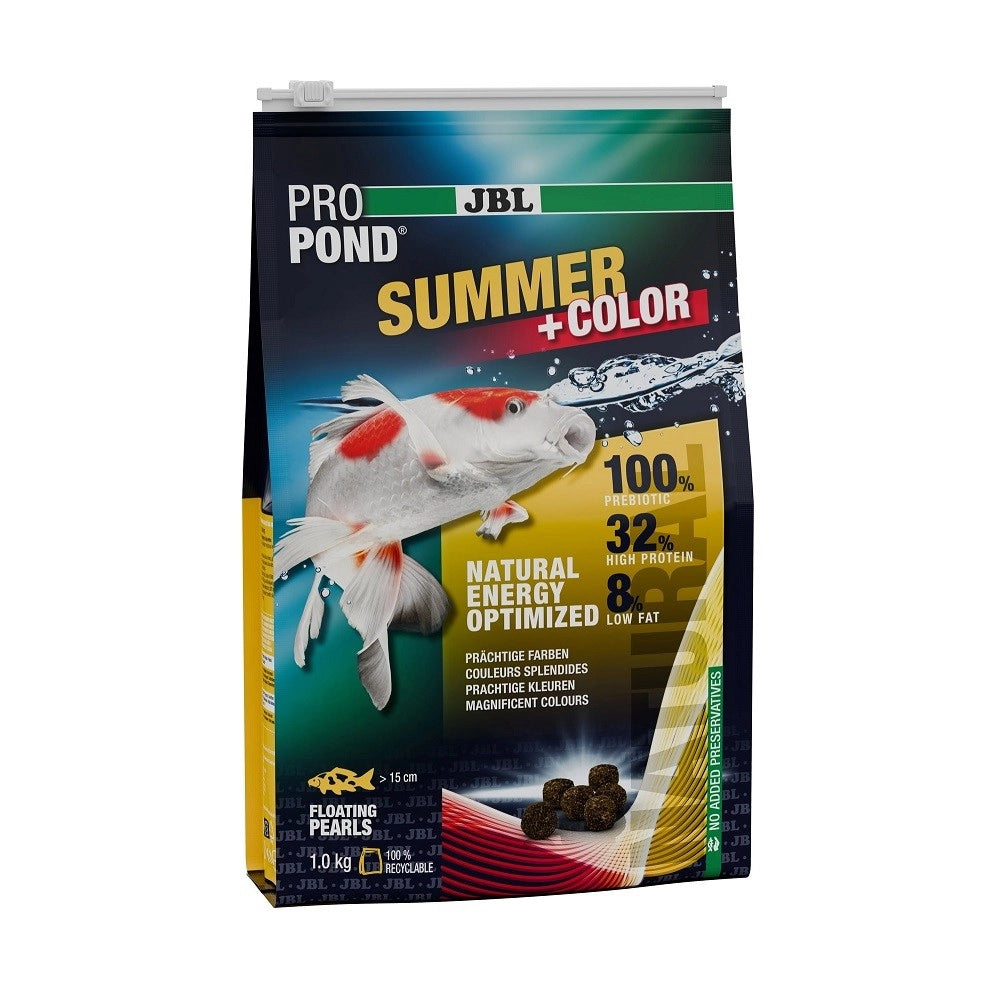 JBL ProPond Summer+Color - Mangime estivo per tutti i pesci da laghetto Formato: 1 Kg