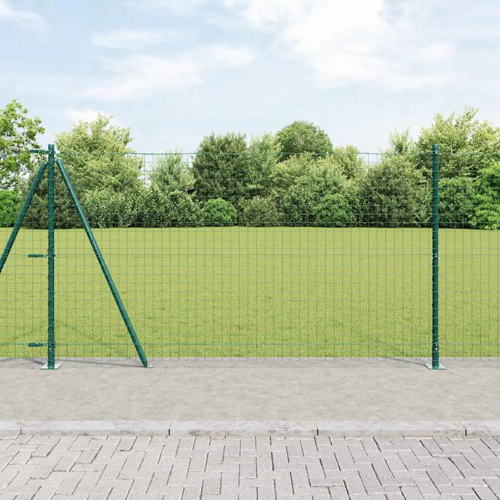 Palo della recinzione 52 pcs Grigio 3,2 x 3,2 x 150 cm