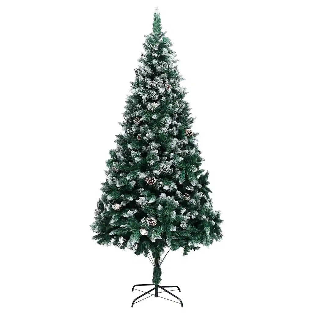 Albero di Natale Artificiale-Albero Natalizio con 300 LED Verde 210 cm 975527