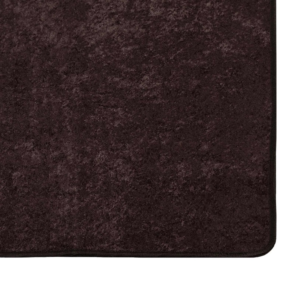 Runner Tappeto MARSA Antracite 50 x 350 cm Poliestere e PVC 42023165