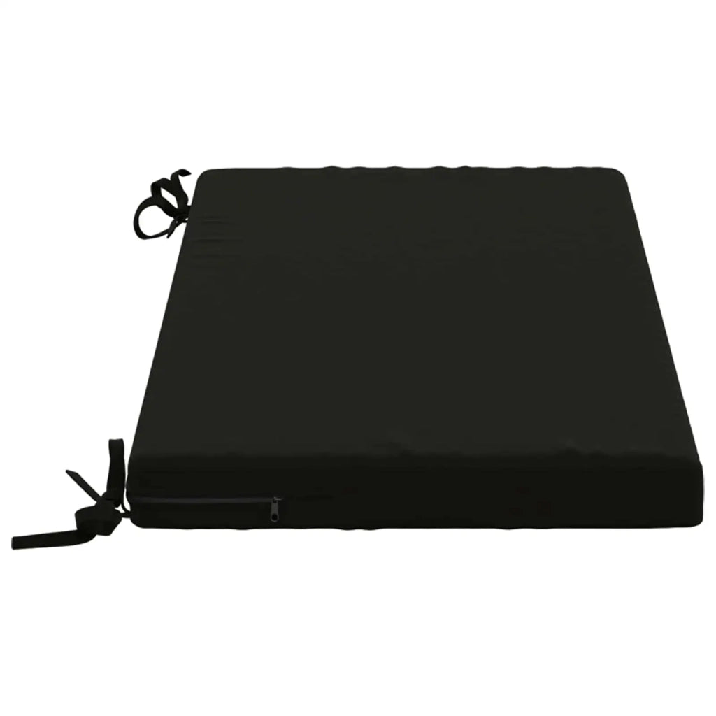 Cuscini per Panchina a 2 Pezzi SOEST 2 pz 100% Poliestere Nero 948705