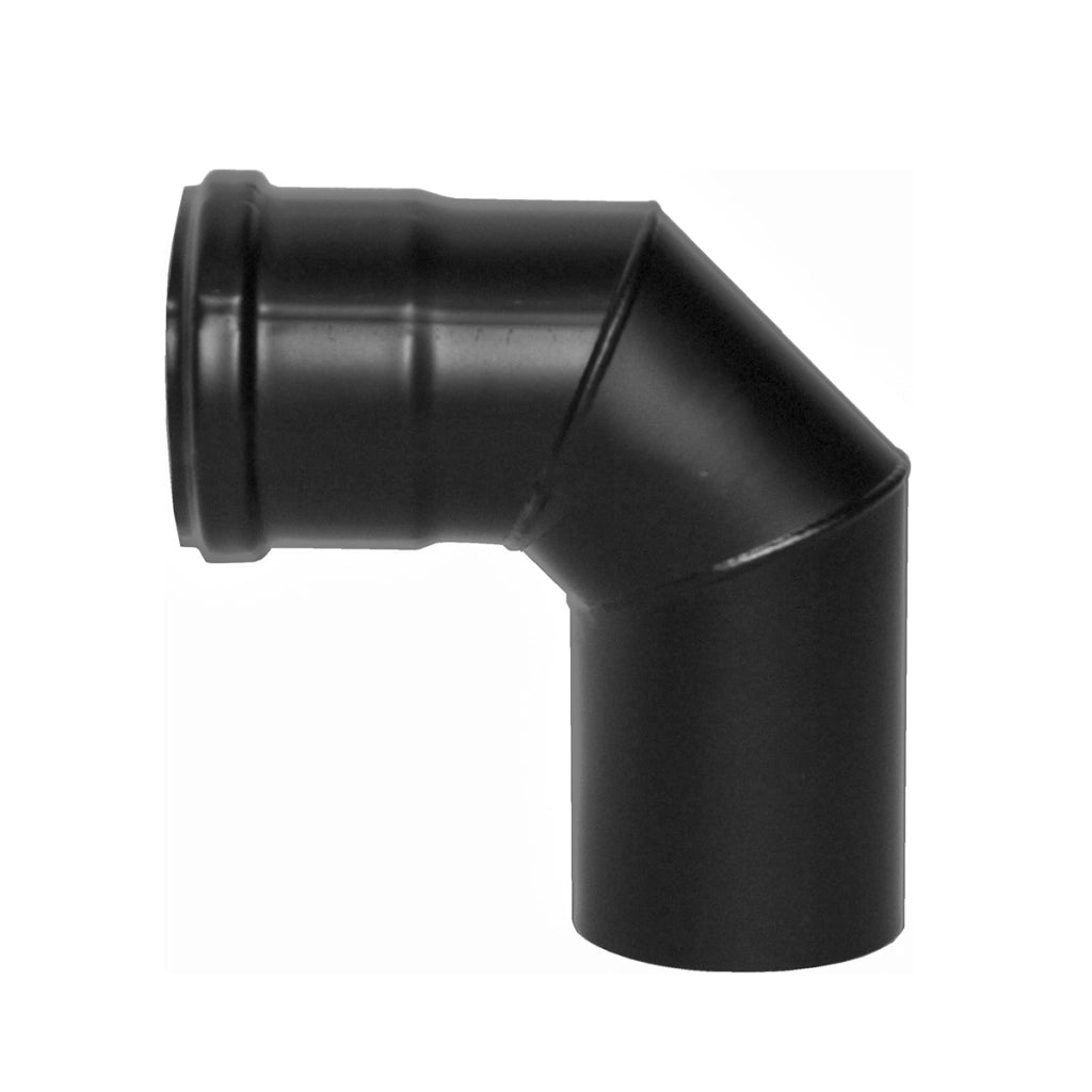 CURVA A 90  ° SMALTATO PELLET- Diam. 80- DK- pezzi 1