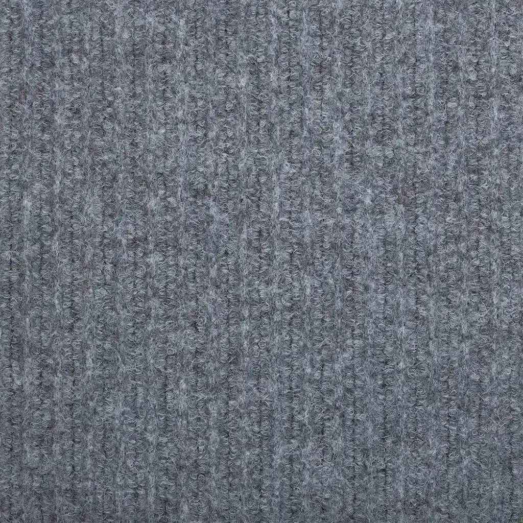 Runner in Moquette | Runner Tappeto Grigio chiaro 100 x 100 cm Tessuto